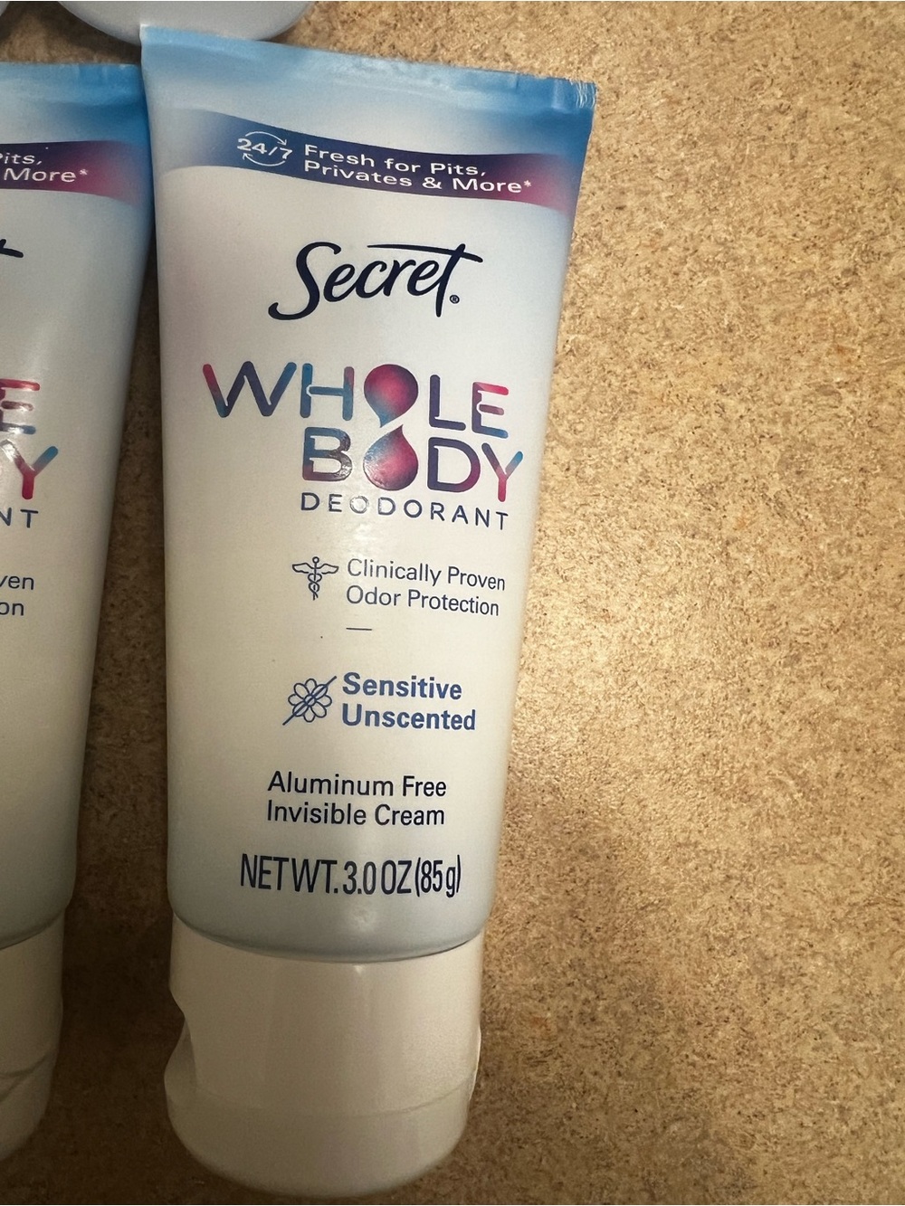 WOMENS/UNISEX WHOLE BODY DEODORANT LOT OF 5 NEW SECRET SUMMERS EVE - Picture 3 of 3